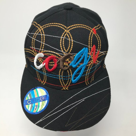 COOGI Other - Coogi Unisex Design Black Multi-Color Size 7.5 Cap